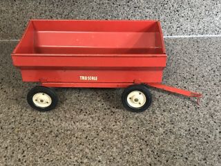 Vintage Tru Scale Hay Wagon,  Trailer,  Farm Implement Toy,  U.  S.  A.