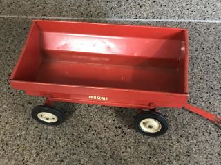 Vintage Tru Scale Hay Wagon,  Trailer,  Farm Implement Toy,  U.  S.  A. 2