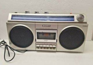 Vintage Sony Cfs - 400 Am/fm Cassette Boombox Radio Ghettoblaster 80s Retro Stereo