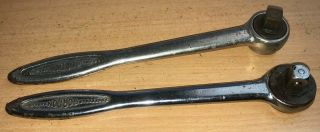 2 X Vintage Gordon 1/2” Drive Ratchets Made In England