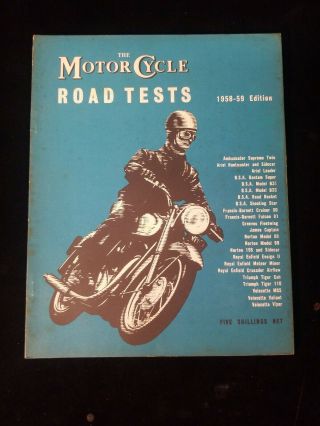 1958 1959 The Motor Cycle Road Tests Vincent Hrd Norton Matchless Mv Agusta Jap