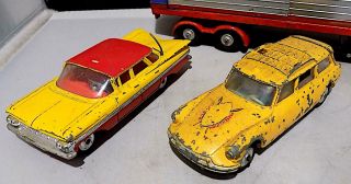 Vintage Diecast Corgi Toys Vehicles,  Etc.  x 9,  1960s - 70s,  AF – Spares 3