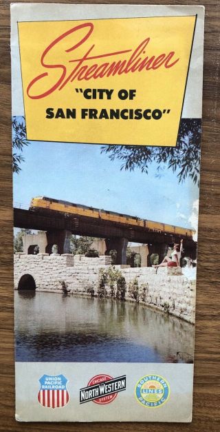 1955 City Of San Francisco Streamliner Brochure