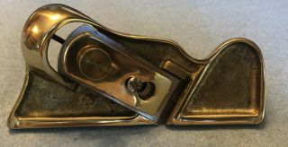 Antique Vintage Amt A959 Brass Edge Trimming Plane Woodworking Tool