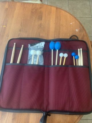 Vic Firth Drum And Percussion Stick Set With A Antique Levy Drum Stick Case