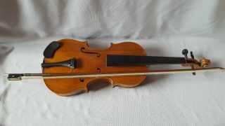 Antique Violin " The Siren " Made In Germany With Antique Bow
