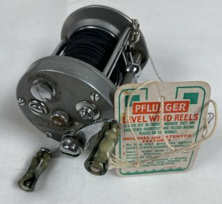 Vintage Pflueger Supreme 1573 Bait Casting Reel W/Box,  Oil.  Lube & All Pperwork Ex 2