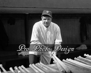 Baseball Hall Of Famer Babe Ruth Yankees 8x10 Photo Print Wall Art Decor (c4)
