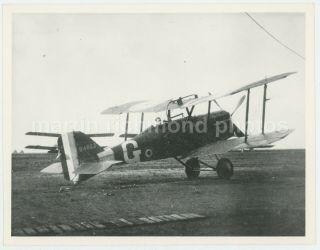 Royal Aircraft Factory S.  E.  5a Biplane B4863 Large Iwm Photo,  Bz775