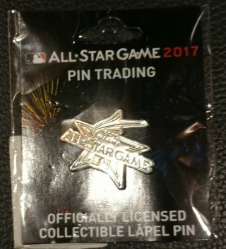 2017 Mlb All Star Game Wincraft Logo Pin Baseball Rare Htf Miami Marlins Judge
