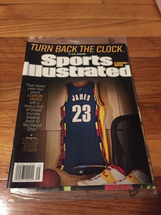 Lebron James Sports Illustrated July 21,  2014 No Label Cleveland