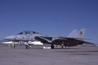 35mm Slide Military Aircraft/plane Usn F - 14 160929 Aug 1987 P1240