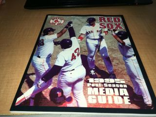 1995 Boston Red Sox Post Season Baseball Media Guide