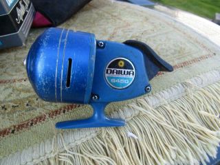 Daiwa 6450 Blue Spincast Fishing Reel Vintage