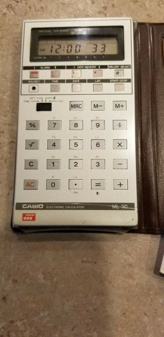 Casio Vintage Melody Ml - 90 Melody Clock Calculator - - All