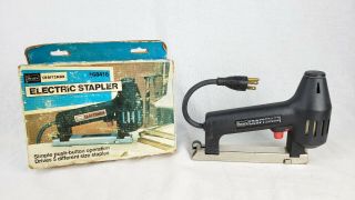 Vintage Sears Craftsman Electric Stapler 968471 Box