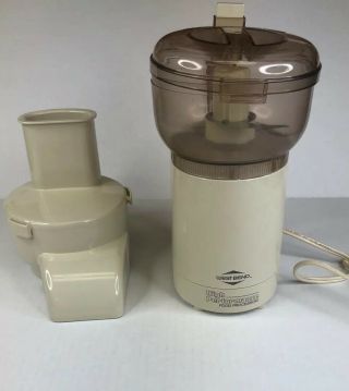 Vintage Westbend 6500 High Performance Food Processor And
