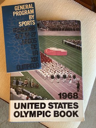 Olympic Program And Book 1968 Mexico