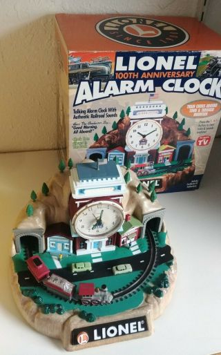 Lionel 100th Anniversary Train Alarm Clock Partially