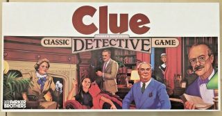 Vintage 1986 Clue Detective Board Game By Parker Brothers.