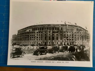 Yankee Stadium Opening Day 1923.  8x10 Photo