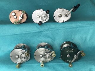 Shakespeare Vintage Fishing Reels.  Classics,  Direct Drive,  Tru - Axis.