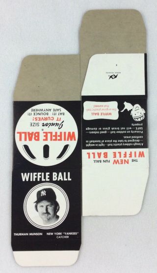 Mlb 1978 Thurman Munson,  York Yankees Wiffle Ball Box