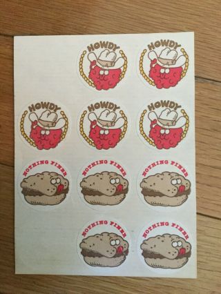 Vintage Trend Scratch N Sniff Sticker Sheet Howdy Nothing Finer