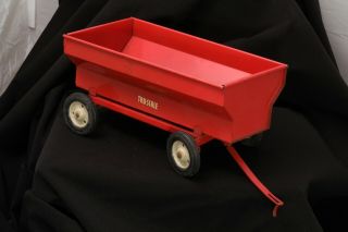 Tru - Scale Metal Vintage Toy Farming Grain Trailer 2