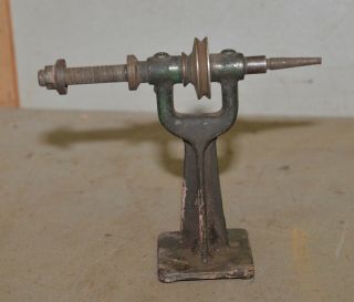 Antique Jeweler Bench Grinder Arbor Polishing Buffer Collectible Jewelry Tool