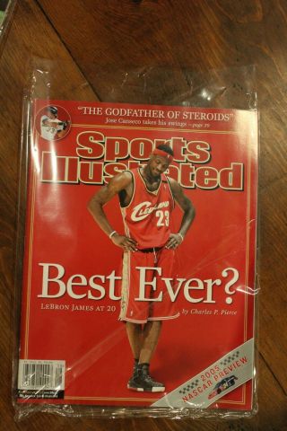 Sports Illustrated - 2005 - Lebron James At 20 - Cleveland Cavaliers - Jose Canseco