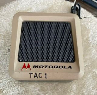 Tac1 - Vintage Motorola Speaker Tsn6006a - Pulled From Service,  W/volume Control