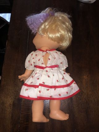 Vintage 1990 Galoob 1 Baby Face Doll So Sweet Marcy No Clothes Blonde 2