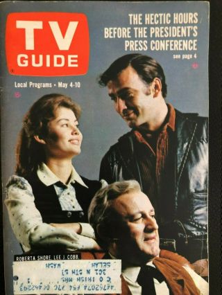 1963 Tv Guide " The Virginian " James Drury E Washington Edition