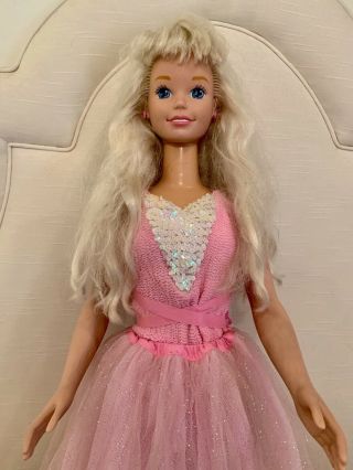 Life Size Barbie Ballerina Doll 3 Feet Tall Vintage 1992 My Size Mattel