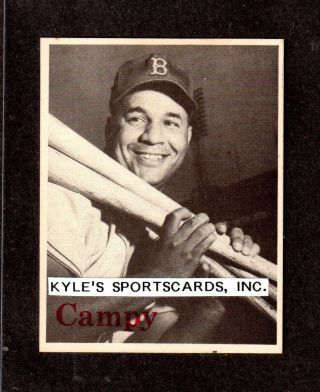 1974 Tcma Roy Campanella Brooklyn Dodgers Unsigned 2 - 5/8 X 3 - 3/8 Photo Card 1