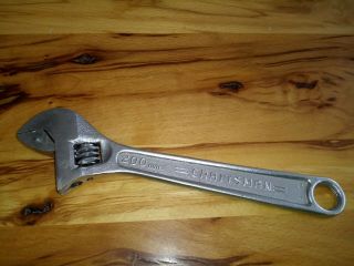 Vintage =craftsman= Wf 8 " Adjustable Crescent Wrench 44603 Forged In U.  S.  A.