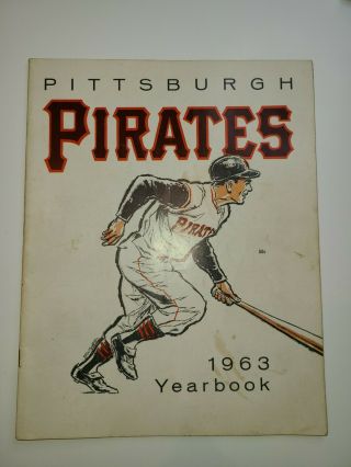 1963 Pittsburgh Pirates Yearbook Roberto Clemente Willie Stargell Bill Mazeroski