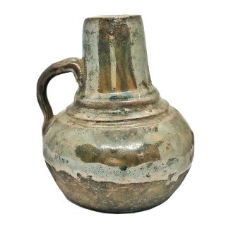Antique Stoneware Pottery Glazed Ancient Artifact Style Jug Jar Old