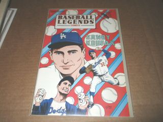Sandy Koufax La Dodgers Revolutionary Comics Baseball Legend Comic Book