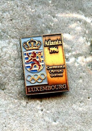 Noc Luxemburg 1996 Atlanta Summer Olympic Games Pin