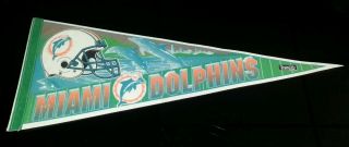 - Miami Dolphins - Nfl Football Pennant