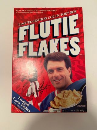 Rare 1999 Kellogg Flutie Flakes Cereal Limited Edition Collector’s Box