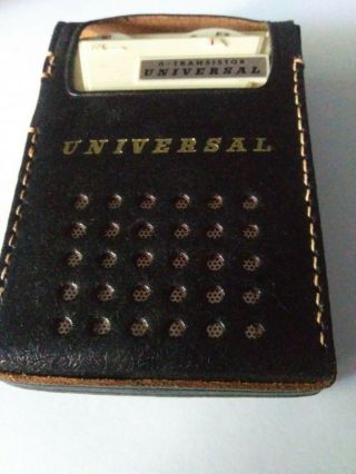 Vintage Universal 6 - Transistor Radio Model Ptr - 62b Japan