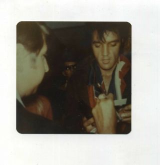 Vintage Snapshot Photo Elvis Presley Las Vegas 1969 W/ Beer In Hand 252