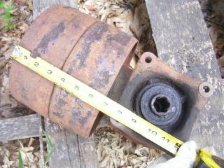 Vintage Early Ford / Ferguson ?? Tractor - Pto To Belt Pulley Adaptor