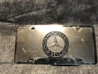 Car Or Suv Mercedes Benz Tag Vintage Stainless Steel Model Pre Owned