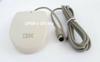Vintage Oem Ibm 2 Button Track Ball Mouse Ps/2 Model 13h6690 Pn 06h4590