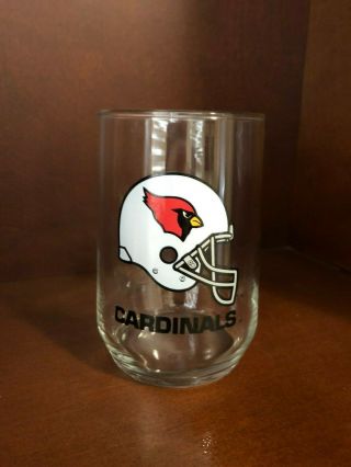 St Louis / Arizona Cardinals Nfl Football Glass Tumbler Mobile - 1980s