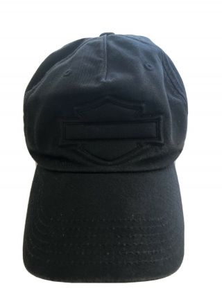 Harley Davidson Black Bar & Shield Logo medium adult Small Ball - Cap Hat Golf Cap 2